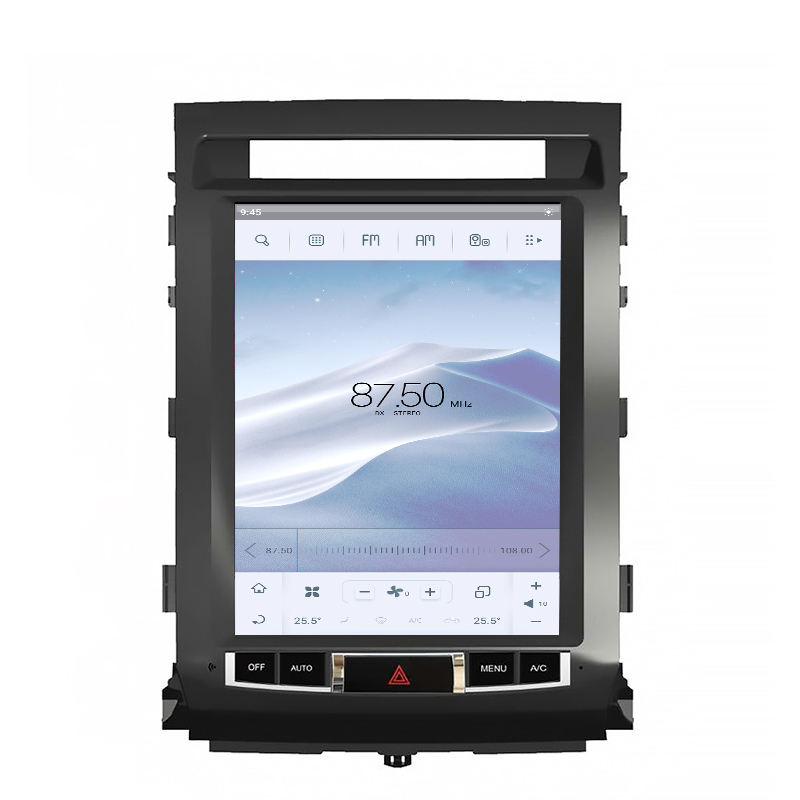 Tesla Style Vertical Screen Car DVD Player for Toyota for Land Cruiser LC200 