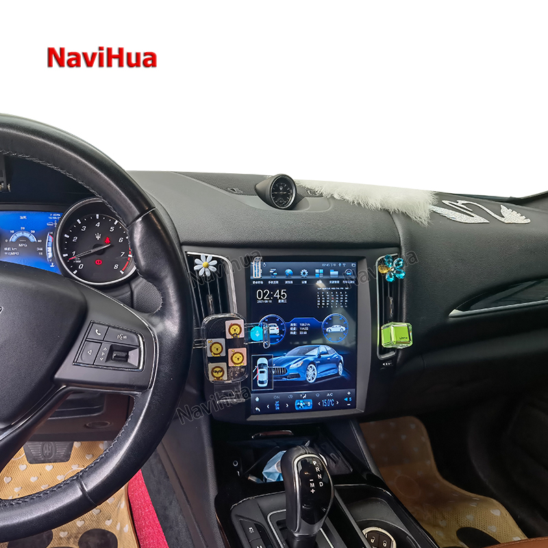 Tesla Vertical Screen New Upgrade Android Car GPS Navigation For Maserati Levant