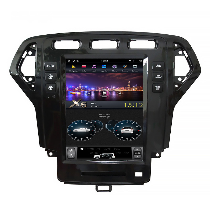  10.4 inch tesla style android car dvd player for Ford Mondeo 2007-2010