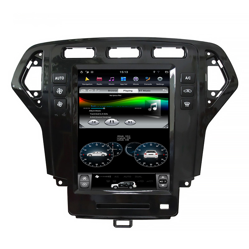  10.4 inch tesla style android car dvd player for Ford Mondeo 2007-2010