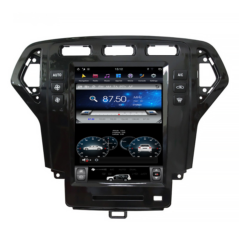  10.4 inch tesla style android car dvd player for Ford Mondeo 2007-2010