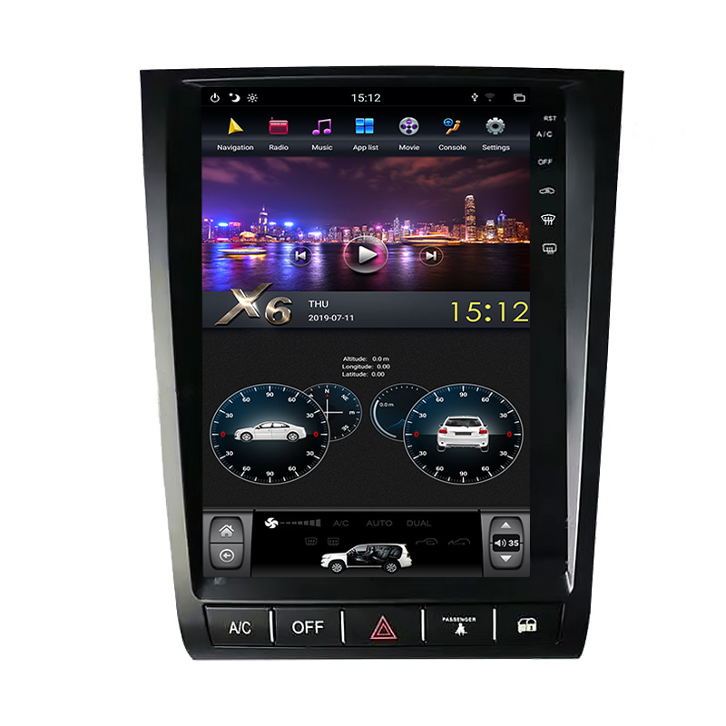 11.8 inch tesla style android car dvd player android 9 4+64GB