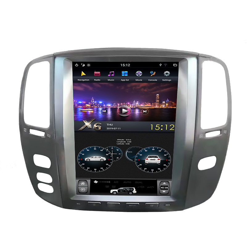 1992-2002 Land Cruiser  12.1 inch tesla style android car dvd player