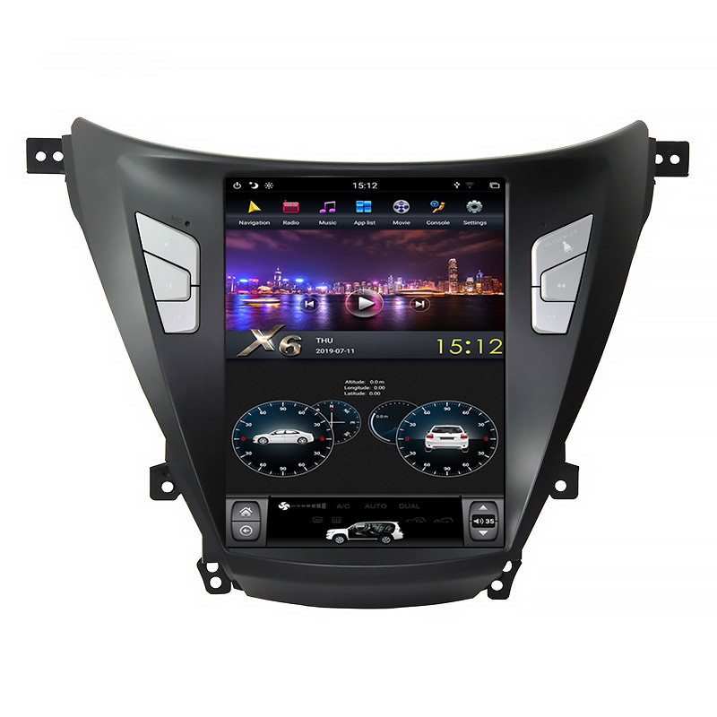  10.4 inch Hyundai Elantra 2002-2016  Tesla style android car dvd player