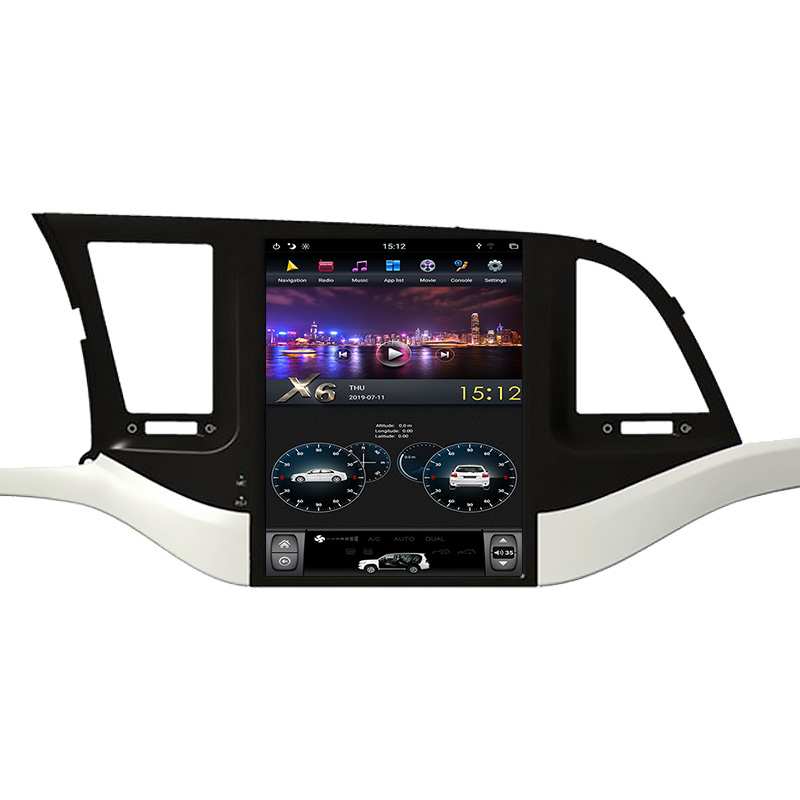 10.4 inch Hyundai Elantra 2018 Tesla style android car dvd player