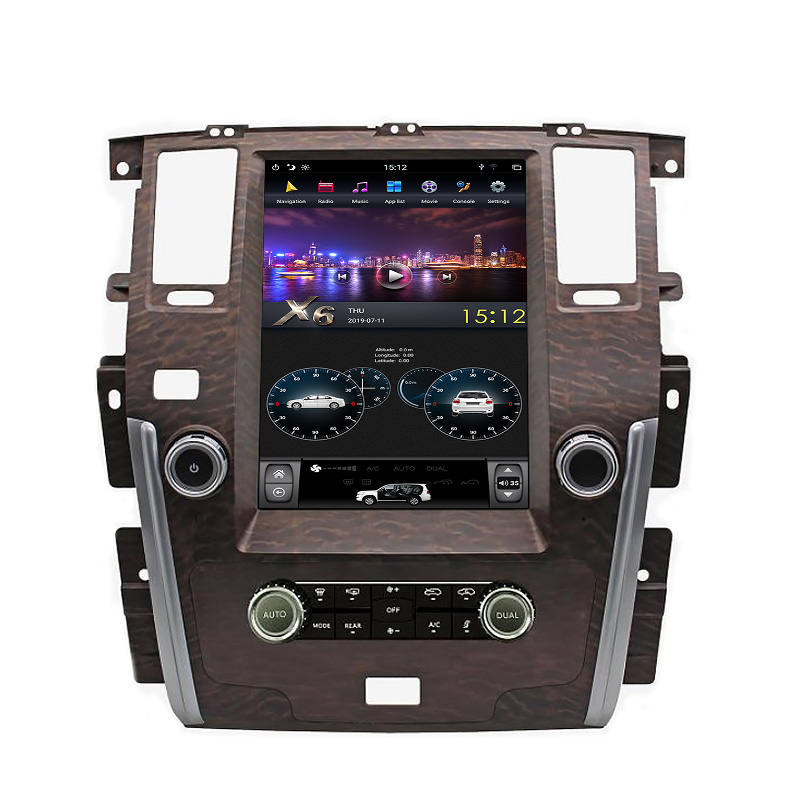 13.6 inch Nissan Patrol SE tesal style android car dvd player 