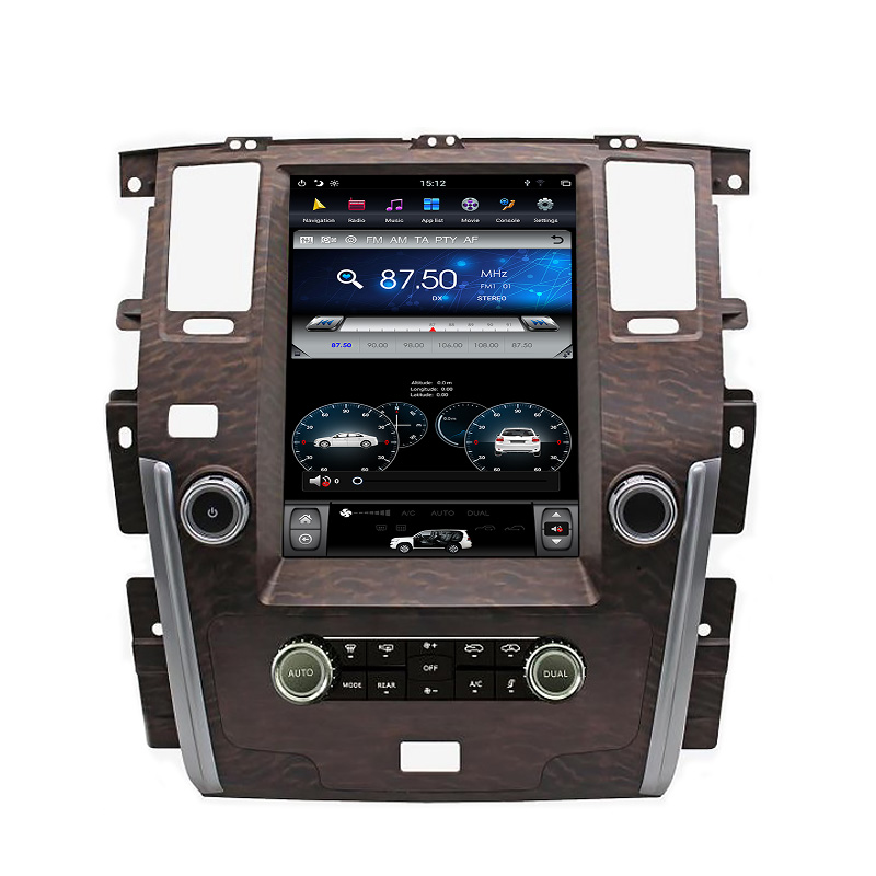 13.6 inch Nissan Patrol SE tesal style android car dvd player 