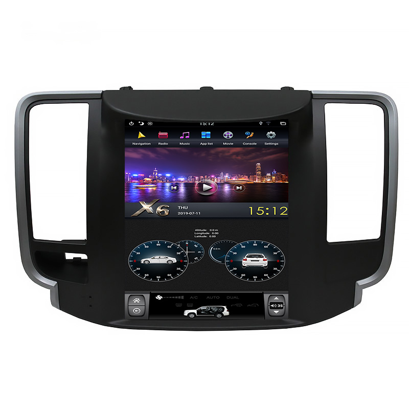 10.4 inch Nissan Teana 4 2008-2013 car video car dvd player tesla screen 