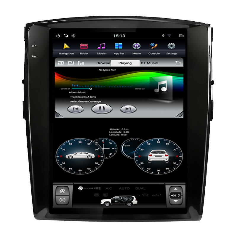 12.1 inch Mitsubishi Pajero  android car dvd player car audio system wifi radio