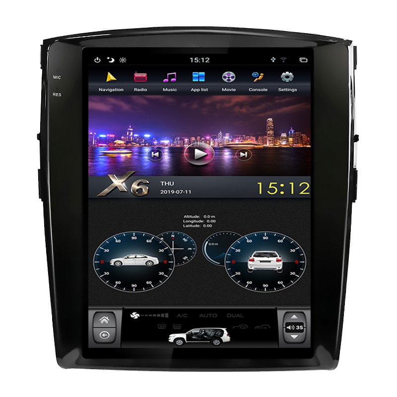 12.1 inch Mitsubishi Pajero  android car dvd player car audio system wifi radio