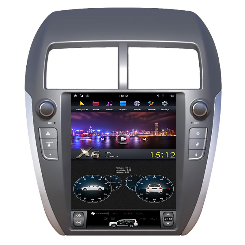 10.4 inch Mitsubishi ASX  car  multimedia system android car radio with setero