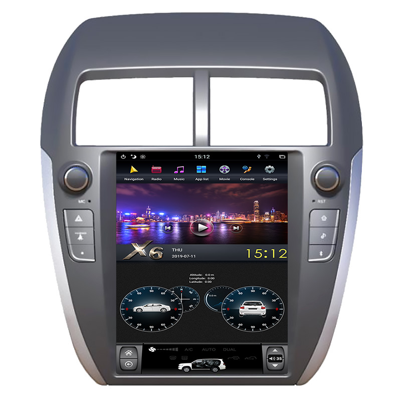 10.4 inch Mitsubishi ASX  car  multimedia system android car radio with setero