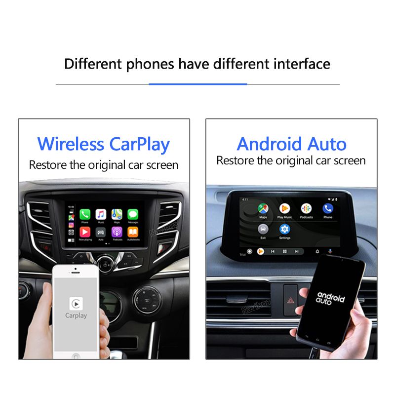 Wireless carplay Dongle for Apple Carplay and android auto connect car Radio 