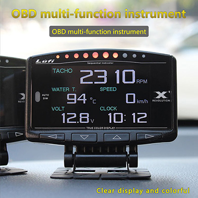  speedometer mini lufi x1 digital water temperature Car gauge obd 2 monitor