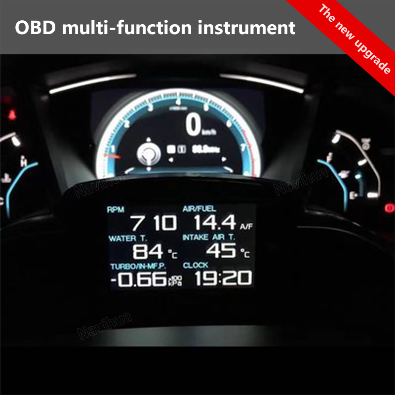  speedometer mini lufi x1 digital water temperature Car gauge obd 2 monitor