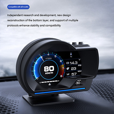 Multifunction Digital Magician obd +gps meter car gauge car smart mini OBD  