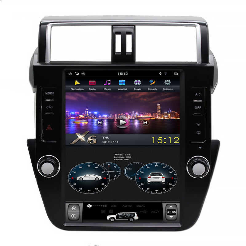 Hot Sale Android Car Radio Stereo GPS Navigation Player For Toyota Prado