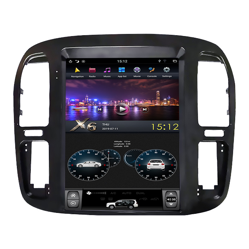 Factory Car Multimedia Stereo Audio System For Toyota Land Cruiser LC