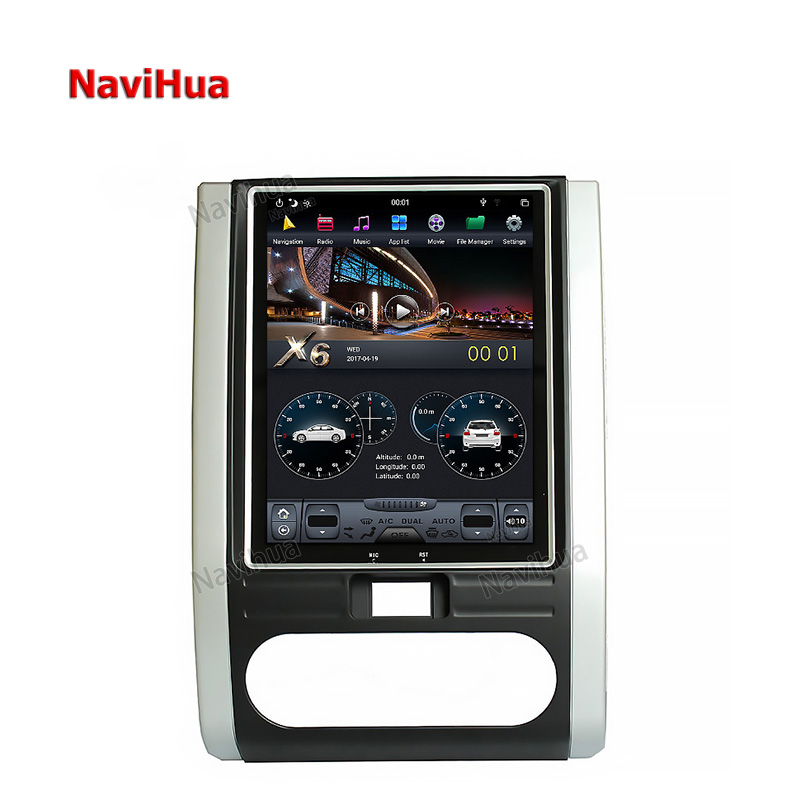 Factory Tesla Style Vertical Screen Android Car Dvd Player For Nissan X-Trail 