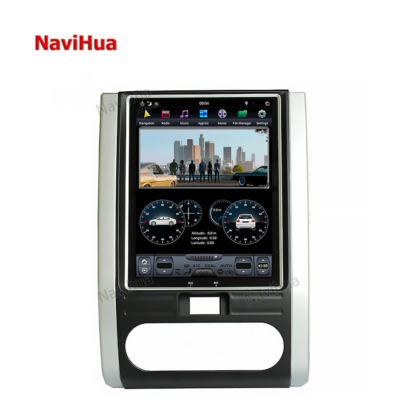 Factory Tesla Style Vertical Screen Android Car Dvd Player For Nissan X-Trail 