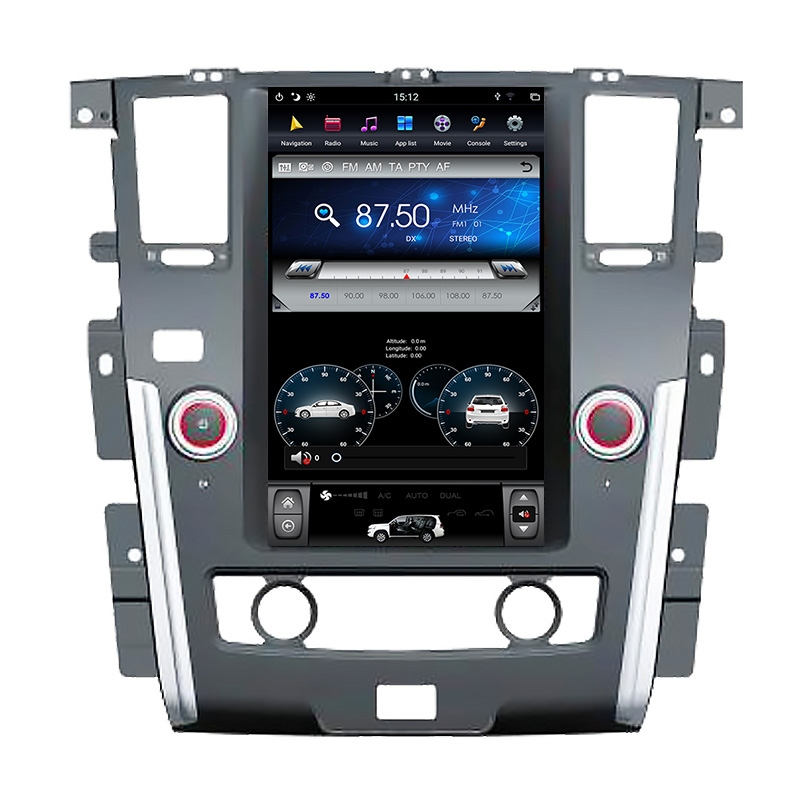 Factory Car Radio Touch Screen GPS Navigation System Multimedia Nissan Patrol XE