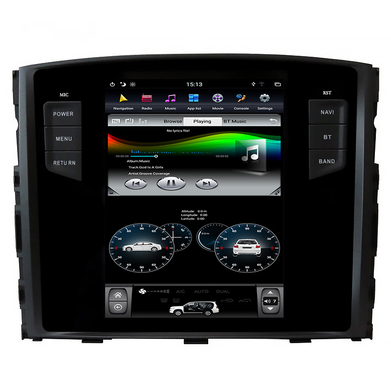 Wholesale Android Car  Monitor Autoradio Stereo Radio For Mitsubishi Pajero