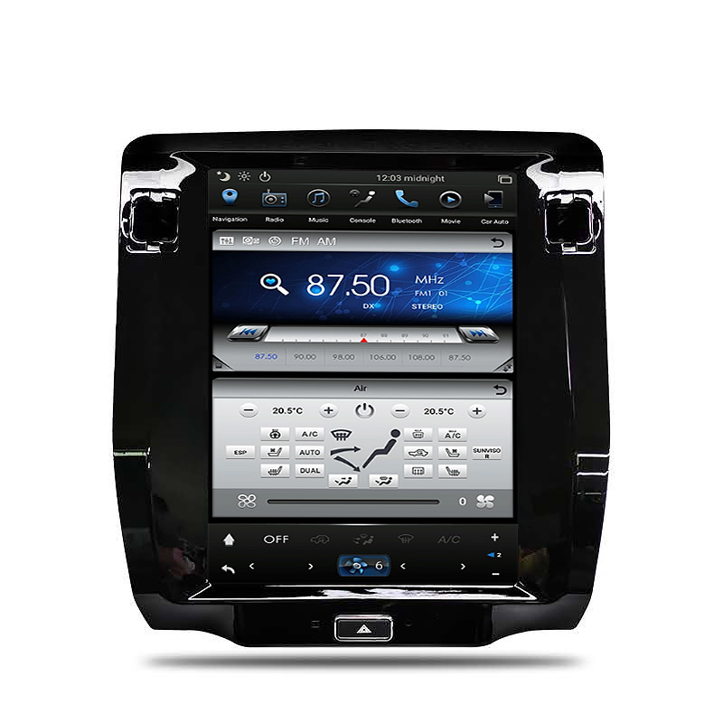Customize Tesla Style Vertical Screen Car GPS Navigaiton For Maserati Quattropor