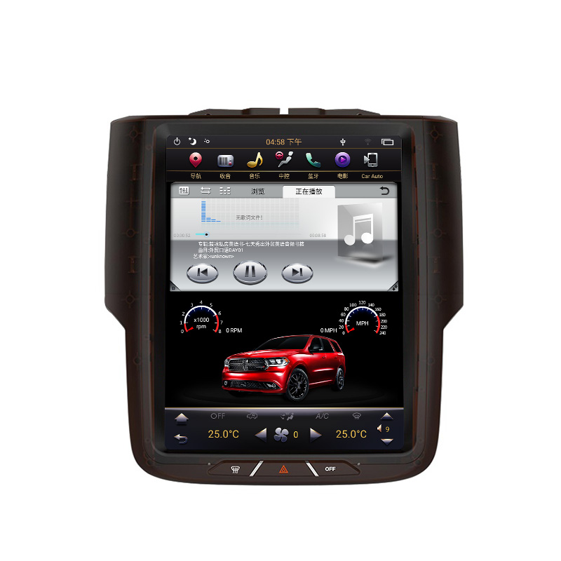 Factory Tesla Style DVD Player Vertical Screen For Dodge Ram
