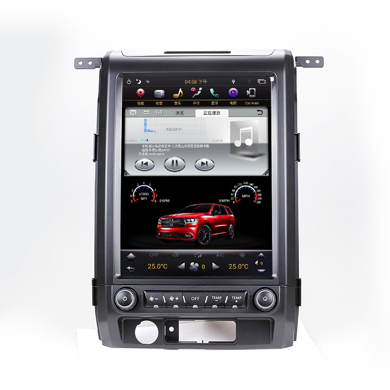 Factory Verticar Screen Car DVD player GPS Navigation Multimedia For Ford F150 