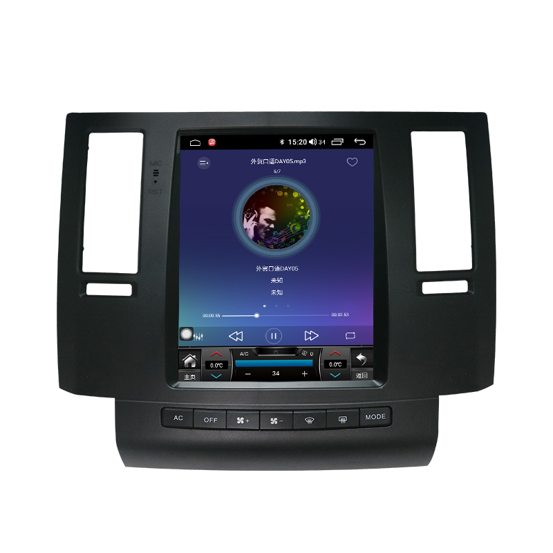 Factory Car DVD Player Auto Radio Electronic Multimedia Tesla Style For Infiniti