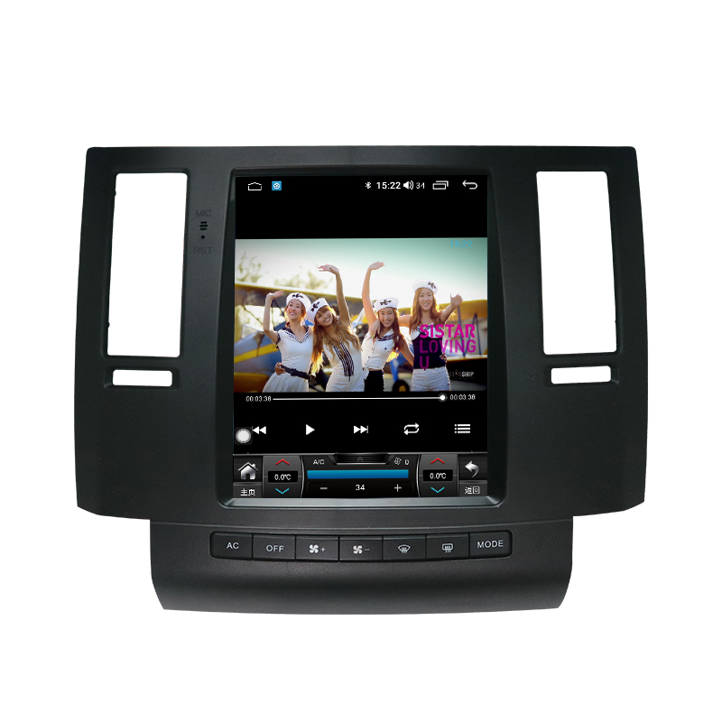 Factory Car DVD Player Auto Radio Electronic Multimedia Tesla Style For Infiniti