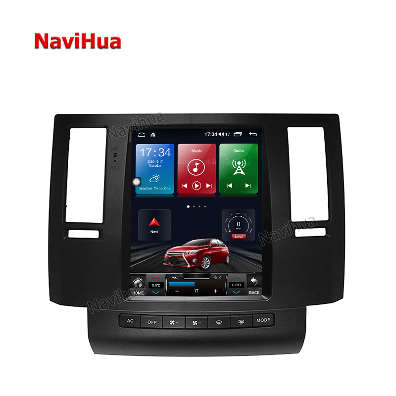 Factory Car DVD Player Auto Radio Electronic Multimedia Tesla Style For Infiniti