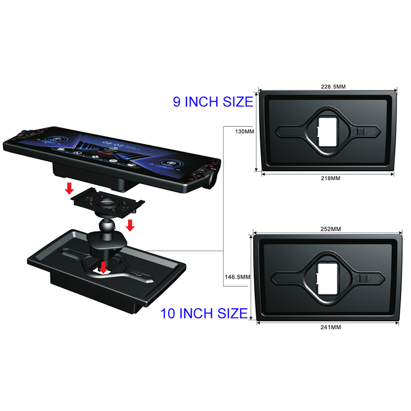 Hot Sale Car Navigation Entertainment System HD 12.3 Inch Wide Screen TFT