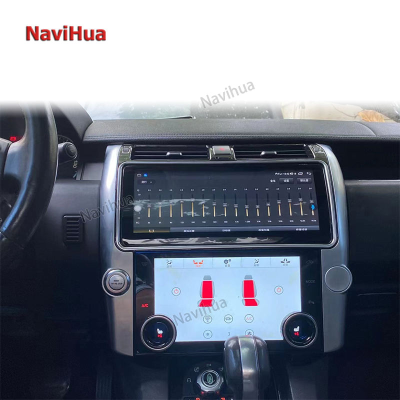 Car Radio Multimedia Stereo With Top and Bottom Screen For Land Rover Discovery4