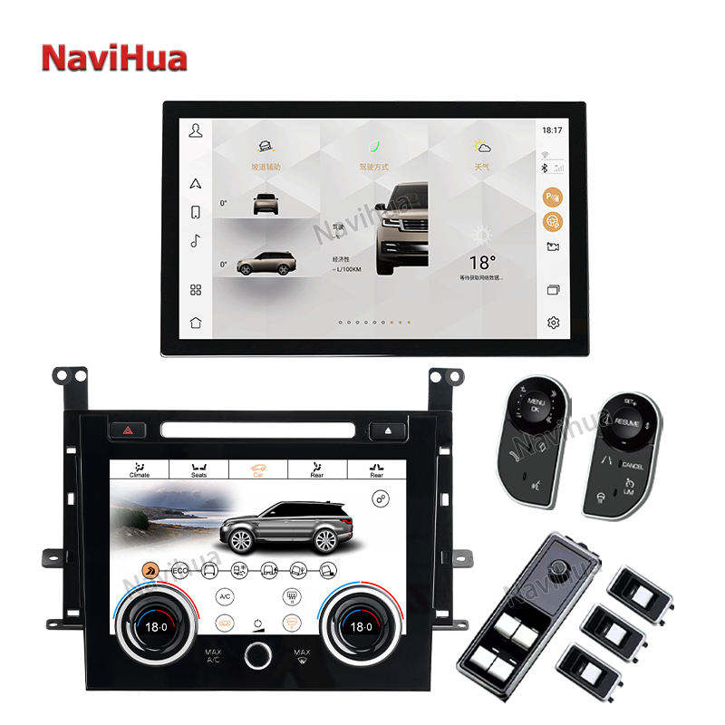 Window Lifting AC Control Panel Android Car Radio for Range Rover Vogue Sport