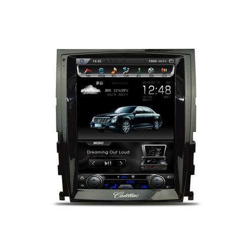 Car Radio Video Player Tesla Vertical 10.4'' Touch Screen For Cadillac Escalade