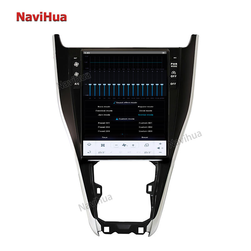 Android Vertical Screen For Toyota Harrier Stereo Car Video Radio Dvd Player 