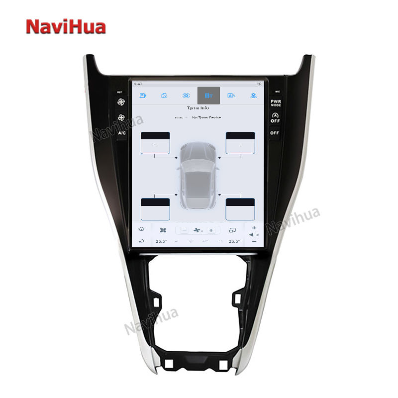 Android Vertical Screen For Toyota Harrier Stereo Car Video Radio Dvd Player 