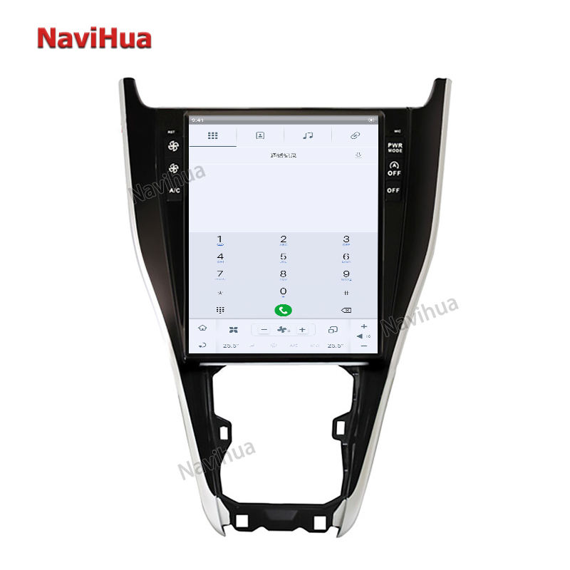 Android Vertical Screen For Toyota Harrier Stereo Car Video Radio Dvd Player 