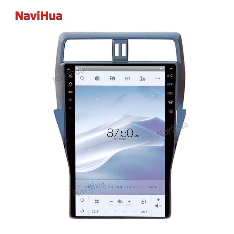 Vertical Screen Android Car Video Dvd Player For Toyota For Prado 2018 Stereo 