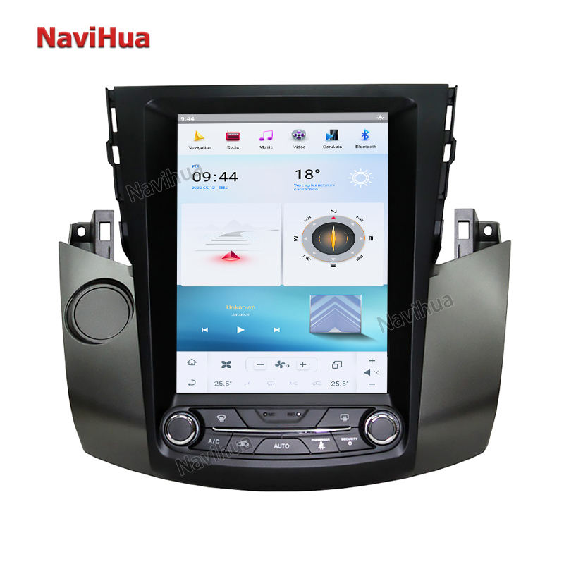 Tesla Style Car Gps Navigation For Toyota Rav 4 Car Dvd Radio Player Stereo