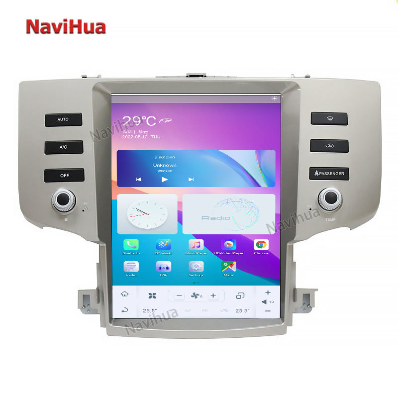 Android 11.0 Tesla Vertical screen car multimedia player for Toyota Mark x reiz 