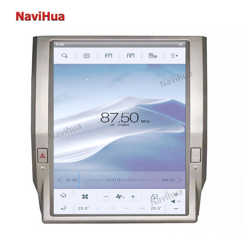 Vertical Screen Tesla Style Touch Screen Car Dvd Player Navigation GPS for Toyot