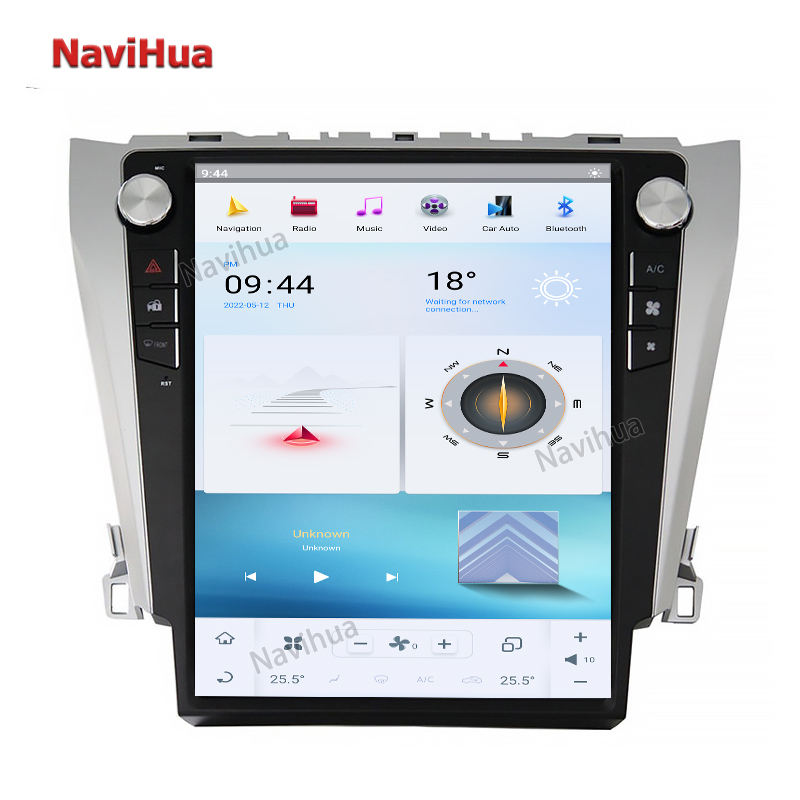 Tesla Screen Android GPS Navigation Car DVD Player Stereo Radio for Toyota Camry