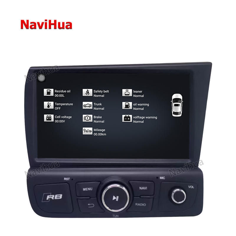 Car DVD Hand Drive Radio Stereo Multimedia Player With GPS Navigation For AudiR8