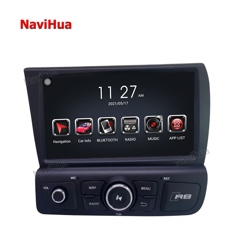 Car DVD Hand Drive Radio Stereo Multimedia Player With GPS Navigation For AudiR8