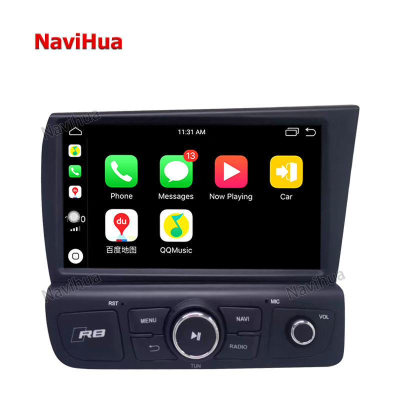 Car DVD Hand Drive Radio Stereo Multimedia Player With GPS Navigation For AudiR8