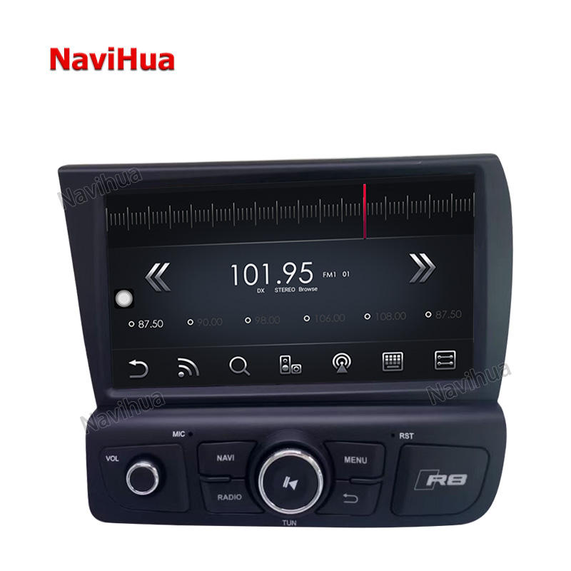 Car DVD Hand Drive Radio Stereo Multimedia Player With GPS Navigation For AudiR8