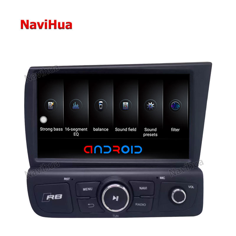 Car DVD Hand Drive Radio Stereo Multimedia Player With GPS Navigation For AudiR8