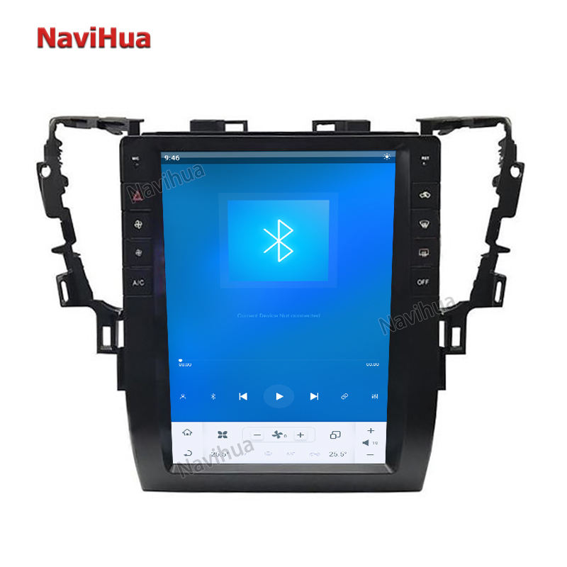 Vertical Touch Screen Tesla Style Android GPS Navigation For Toyota Alphard 30  